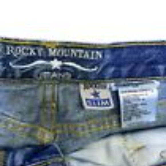 VTG Rocky Mountain Jeans Womens Size 17 Slim Western Pants High Waisted USA - Picture 3 of 8